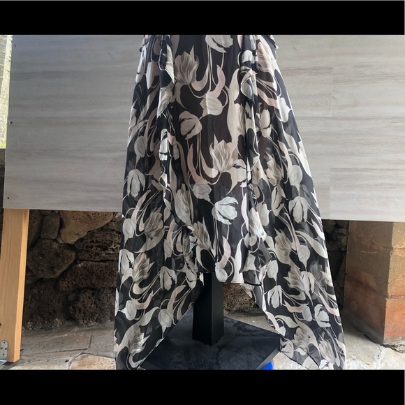 BCBG Maxazria Cutout Dress in Brown/Neutral colors - Picture 4 of 4